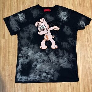 Black Graphic Short Sleeve Tee